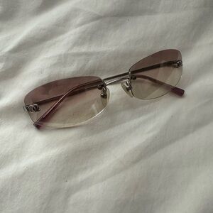 Vintage CHANEL Pink Gradient Sunglasses